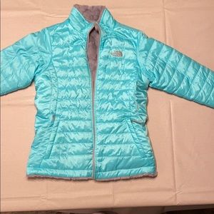 Large child (XXS adult) reversible North Face